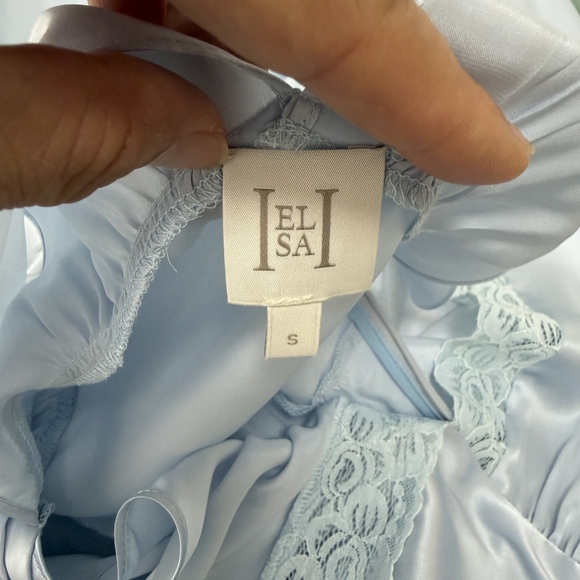 helsa blue dress Helsa Dress – LARE Boutique main image 1